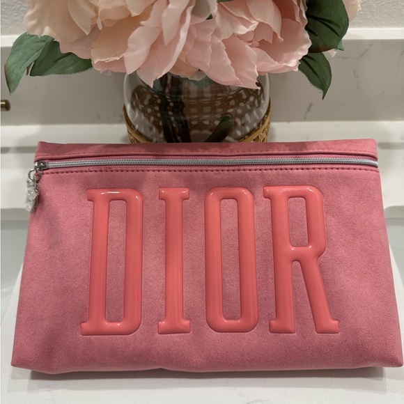 Dior Pink Cosmetic Pouch - Picture 1 of 7